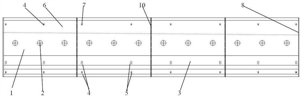 Main anchoring pouring positioning formwork and method for air shield dam installation engineering