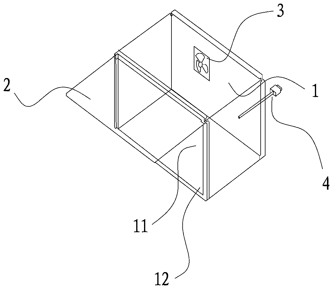 Ventilating shoe box