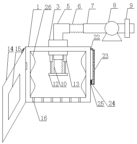 Novel textile drying device