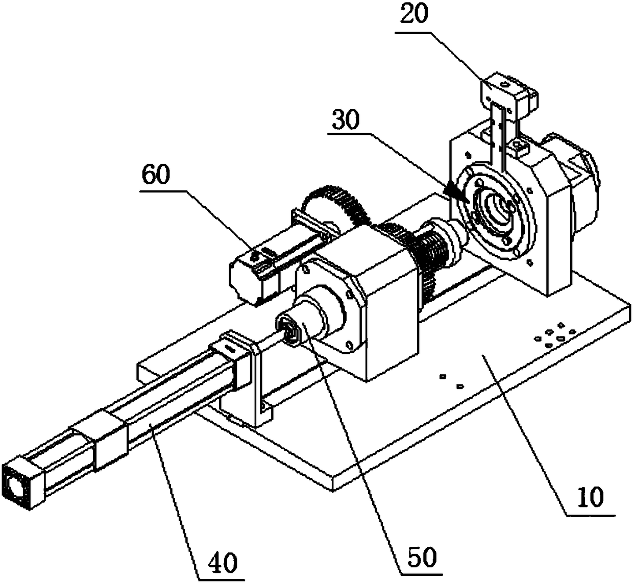 Pin mounting machine for holder