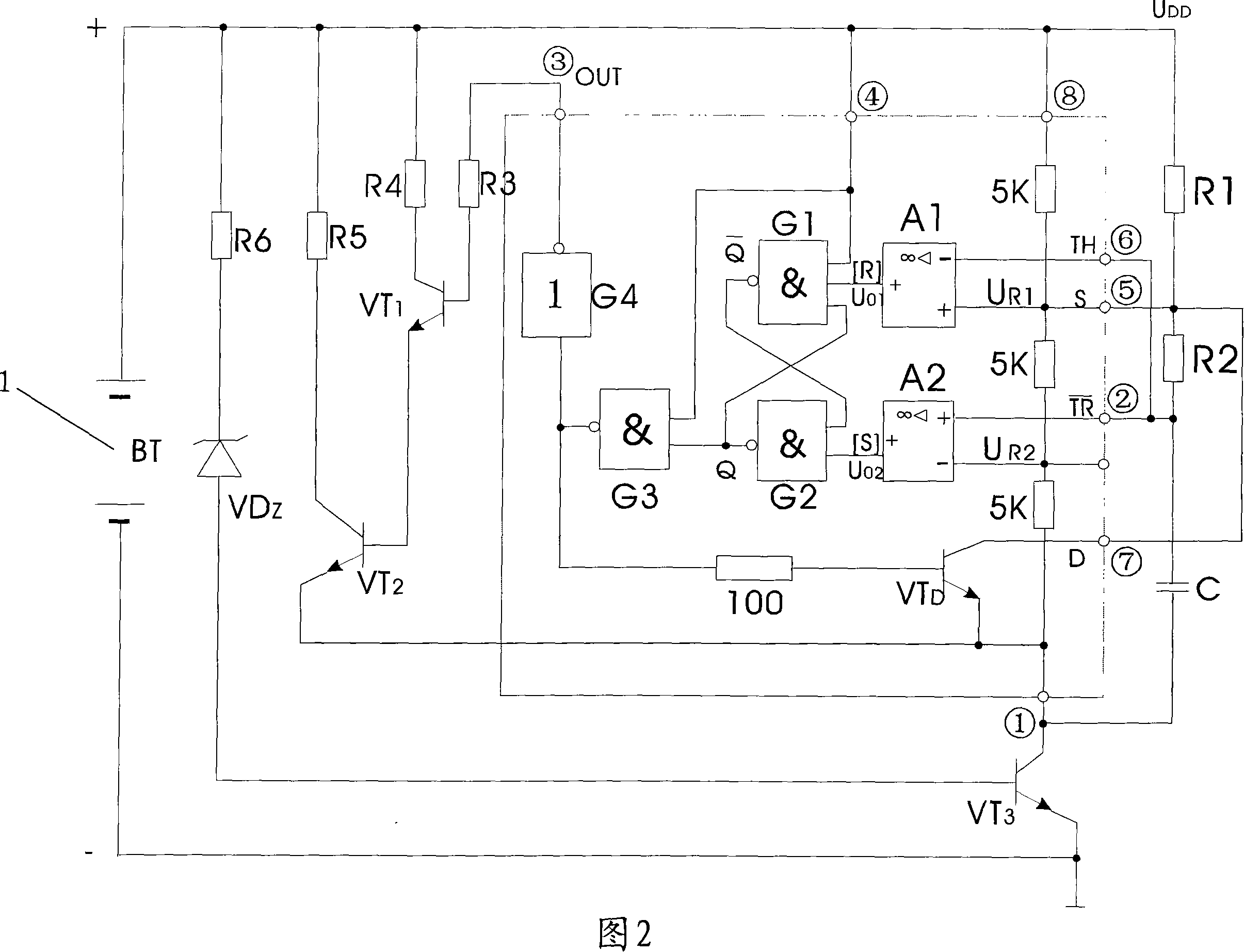 Self-excitation negative pulse voltage regulation equalization battery