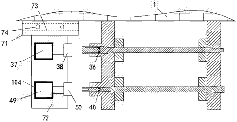 A noise-reducing bracket load-bearing locking assembly