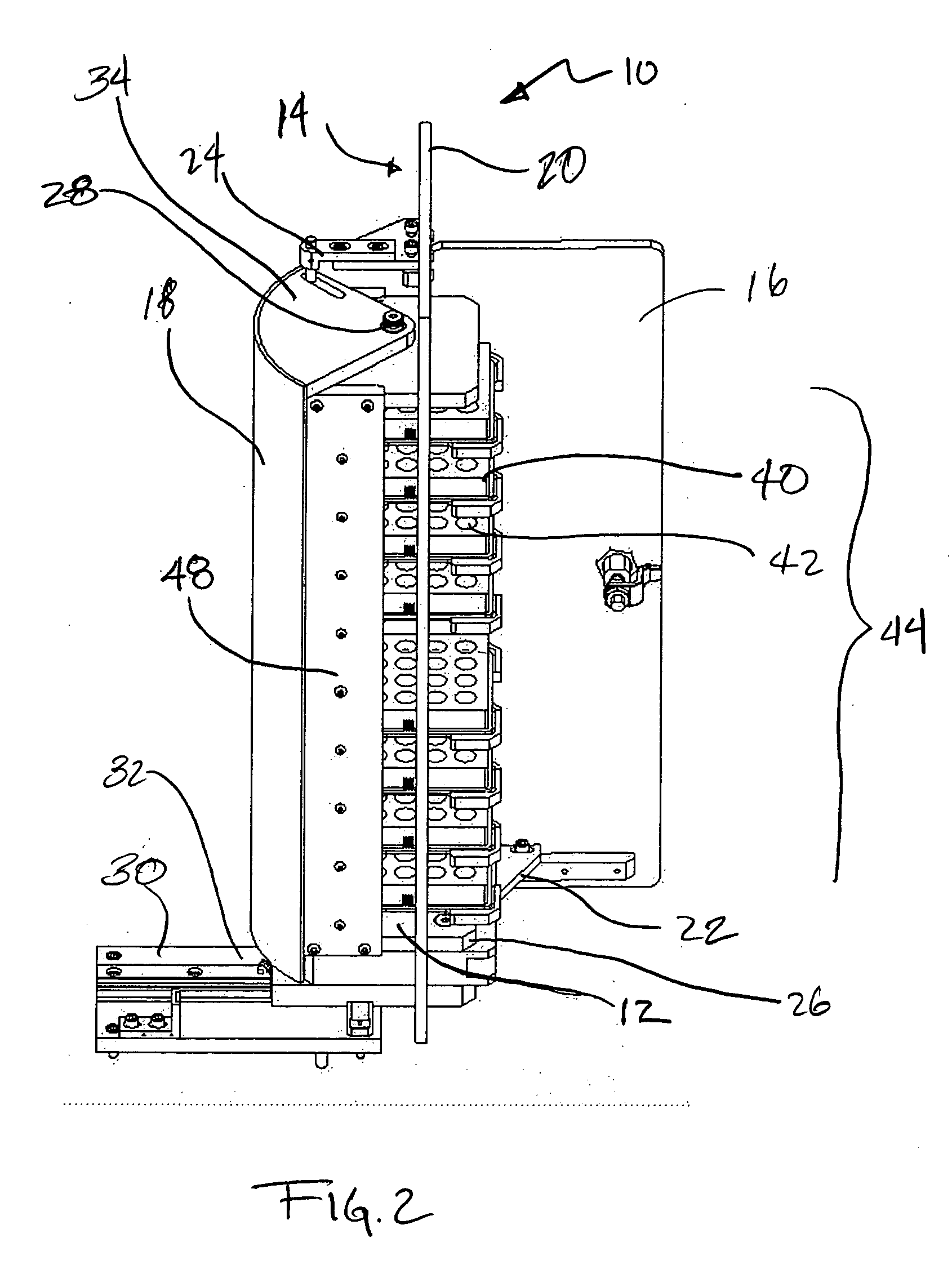 Method and apparatus for accessing a plate storage device