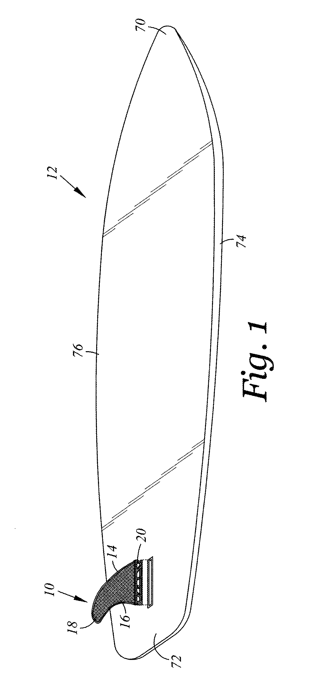 Method of forming a thermoplastic fiber composite fin