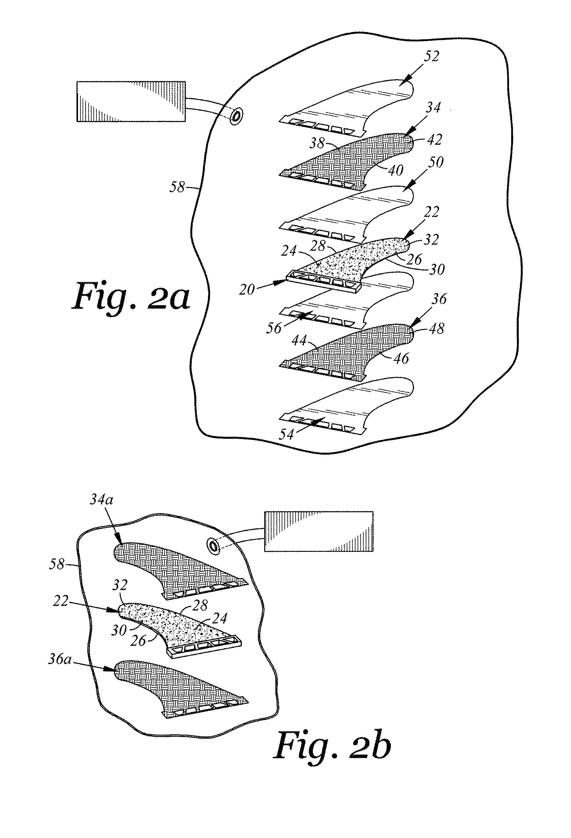 Method of forming a thermoplastic fiber composite fin