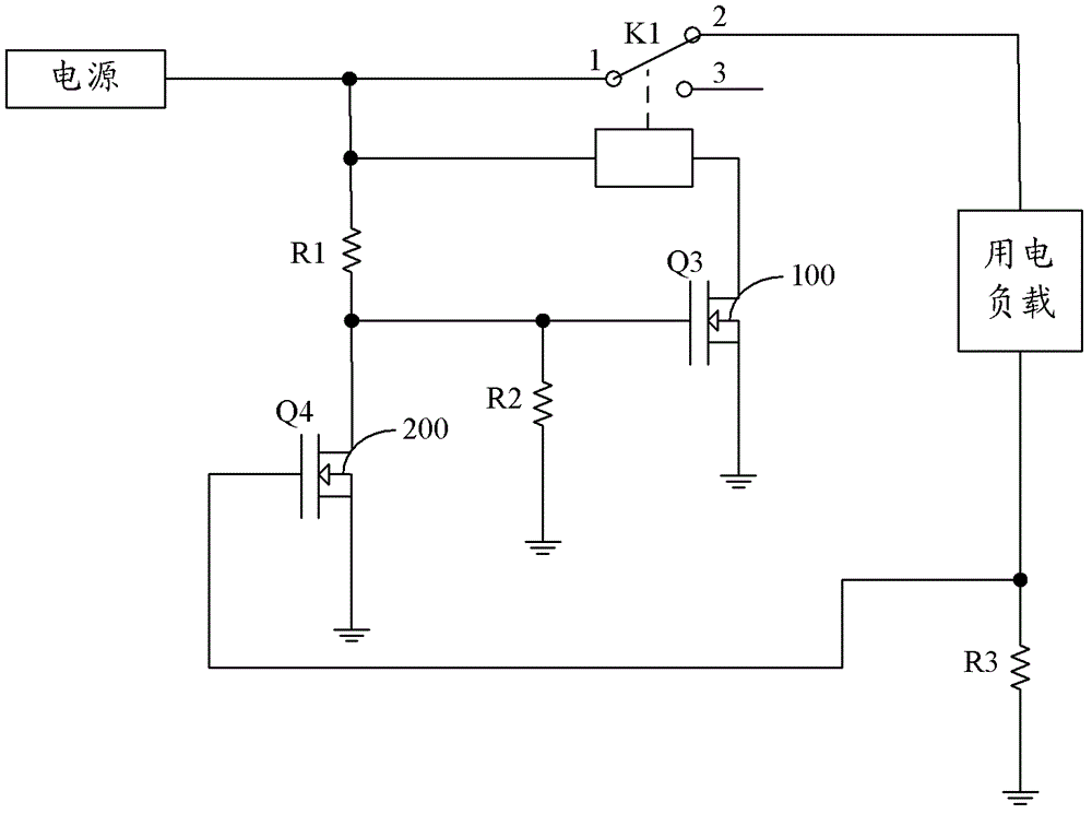 LED (light-emitted diode) lamp and open-circuit protective circuit thereof