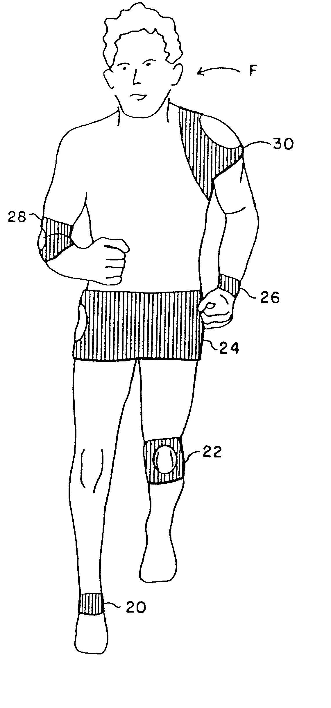 Magnetotherapeutic device with bio-ceramic fibers