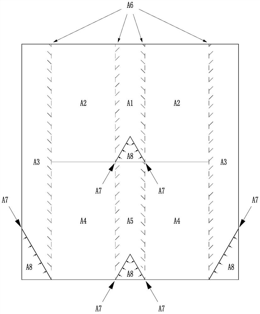 An adsorption tower for preventing ash accumulation in a gas chamber and a method for using the adsorption tower for flue gas treatment