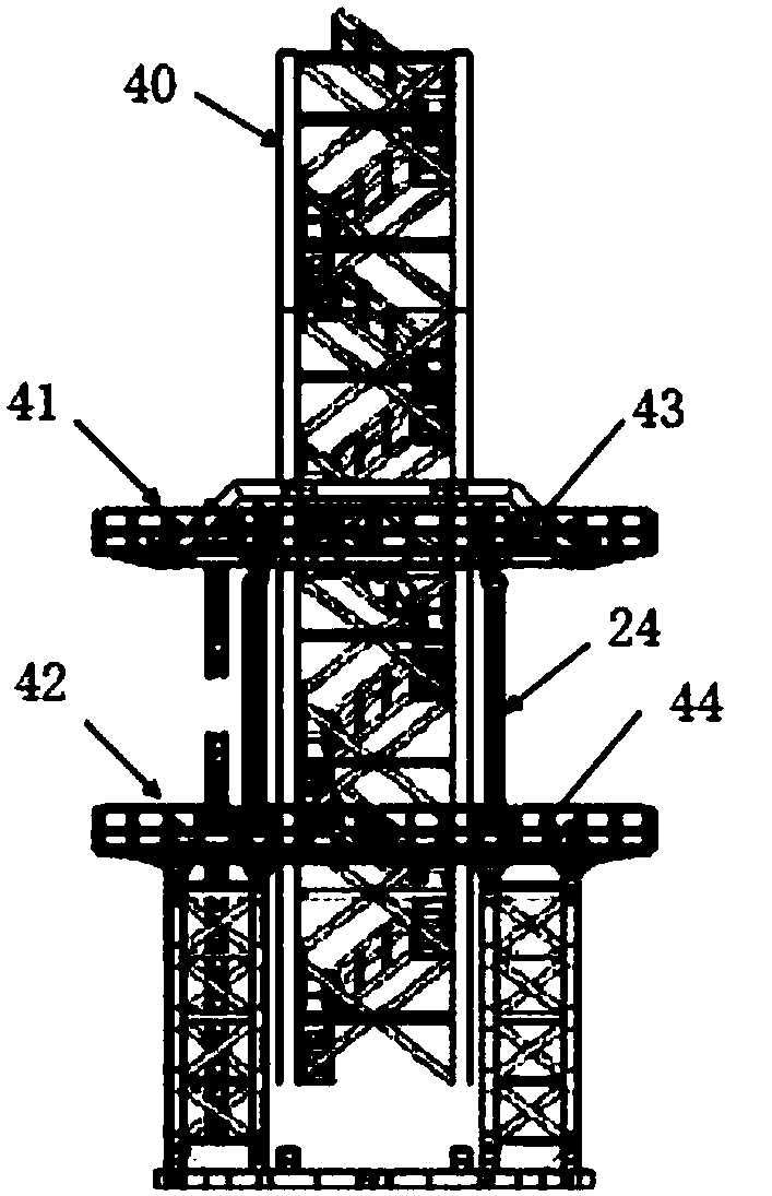 A high-precision hydraulic synchronization system, a jack-raising control method and a section-increasing height increasing method for section-increasing height increasing of a large-scale crane