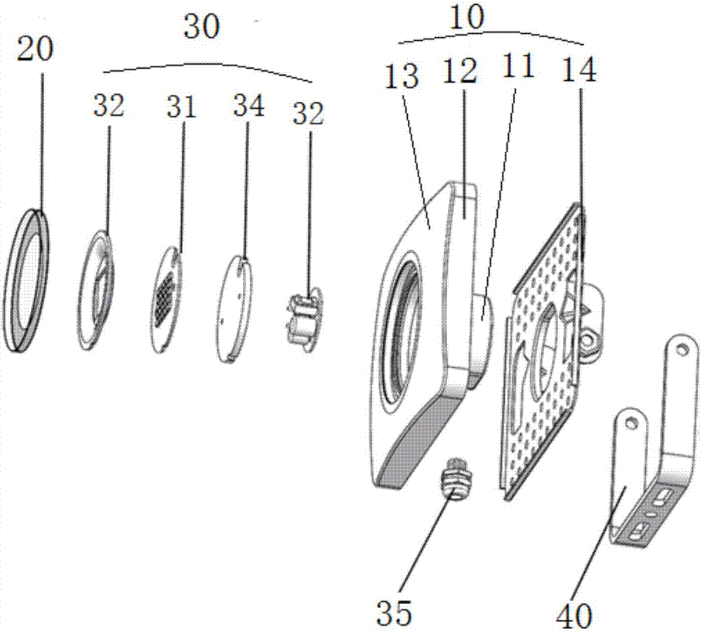 Camera type LED projection lamp