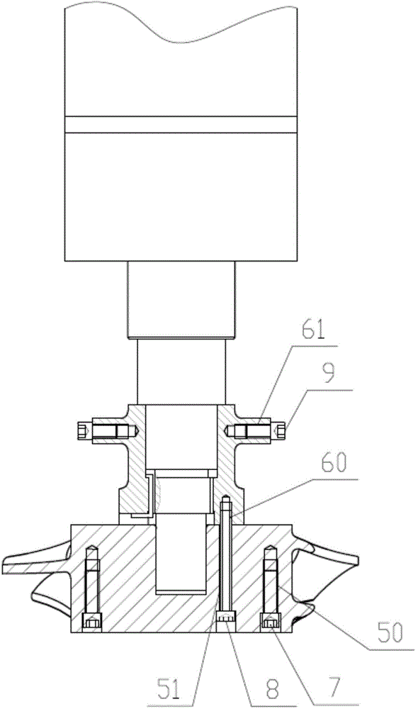 Draught fan capable of achieving rotor counterweight balance and counterweight balance method thereof