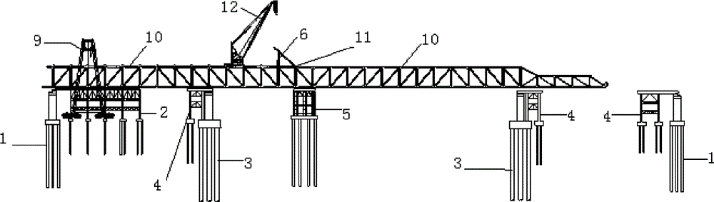 Large-span flexible arch skew back joining construction method
