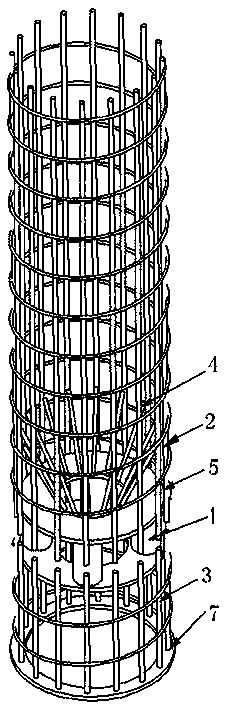 Mechanical drilling cast-in-place pile