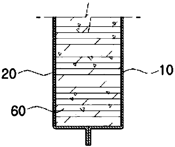 Vacuum insulator covering material