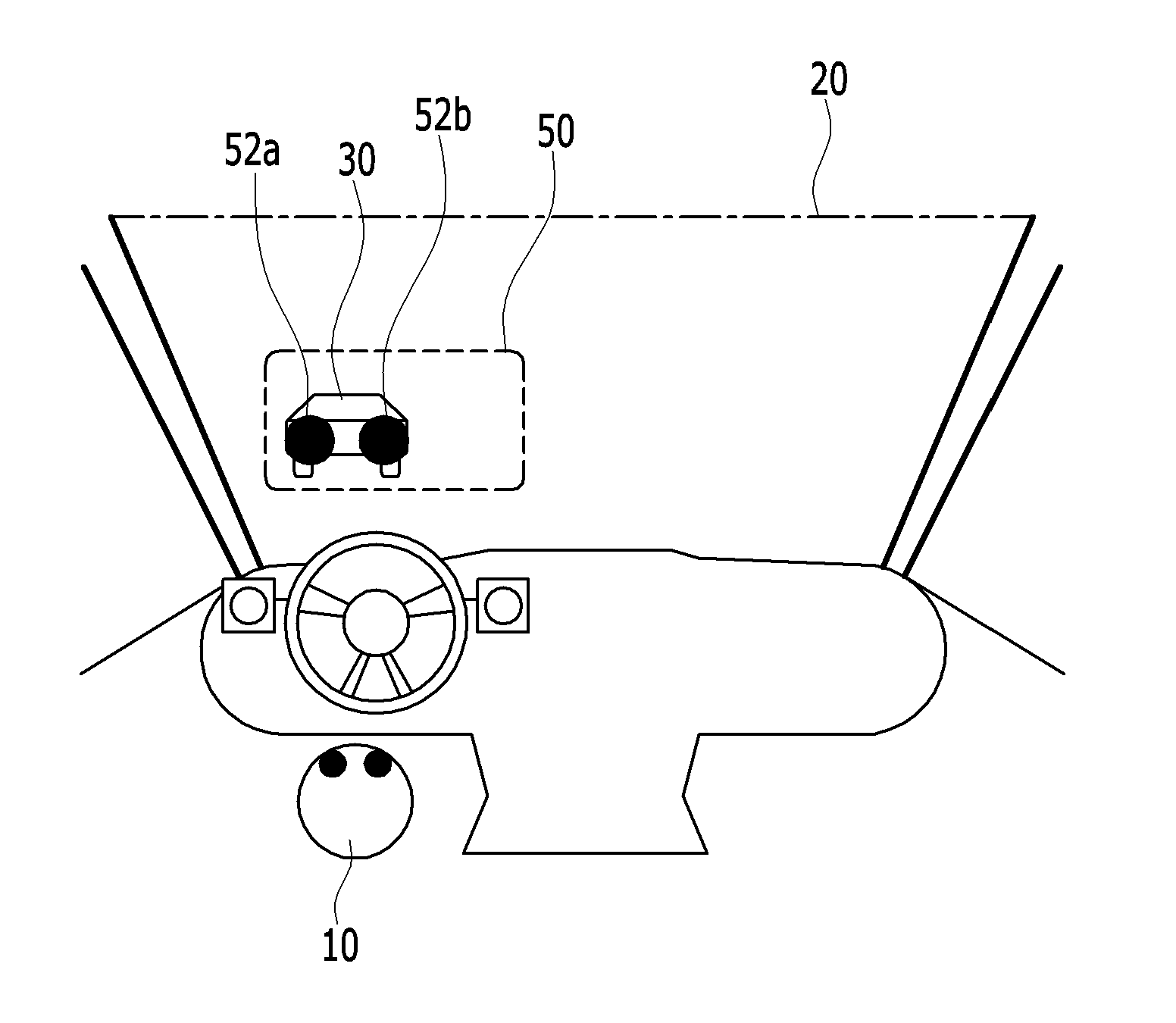 Device for preventing head lamp glare and method for preventing glare using the same