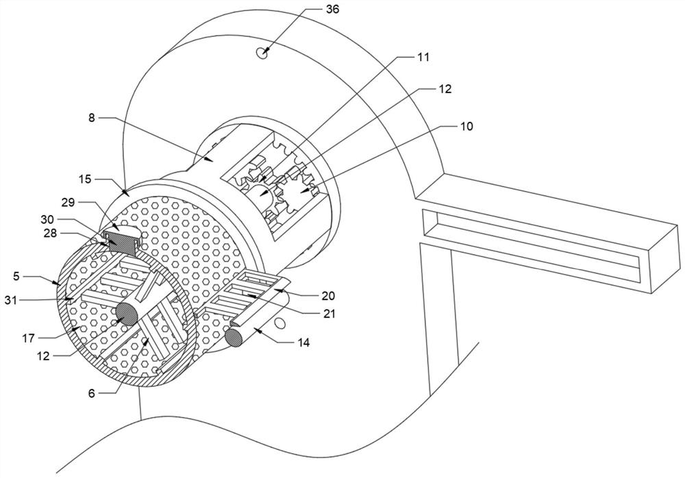 Pretreatment device for soil detection