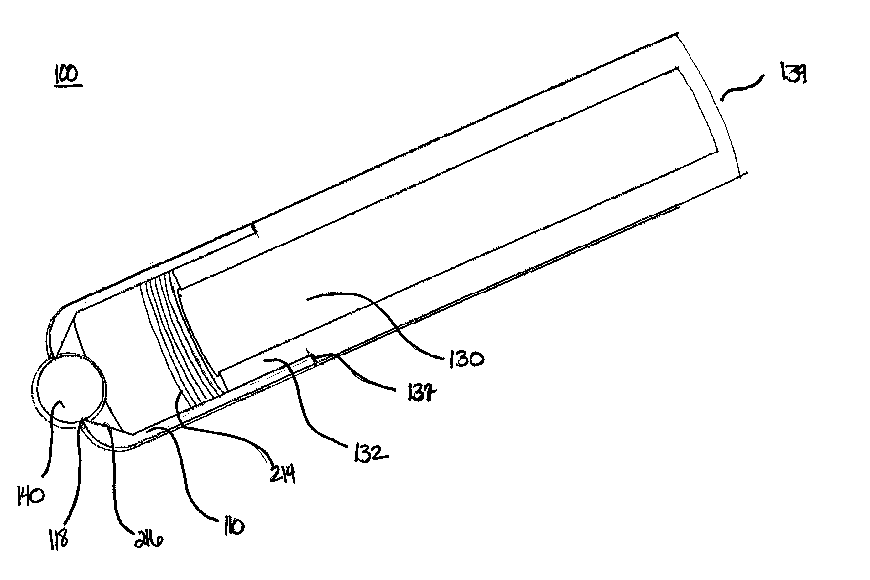 Optical Immersion probe incorporating a spherical lens