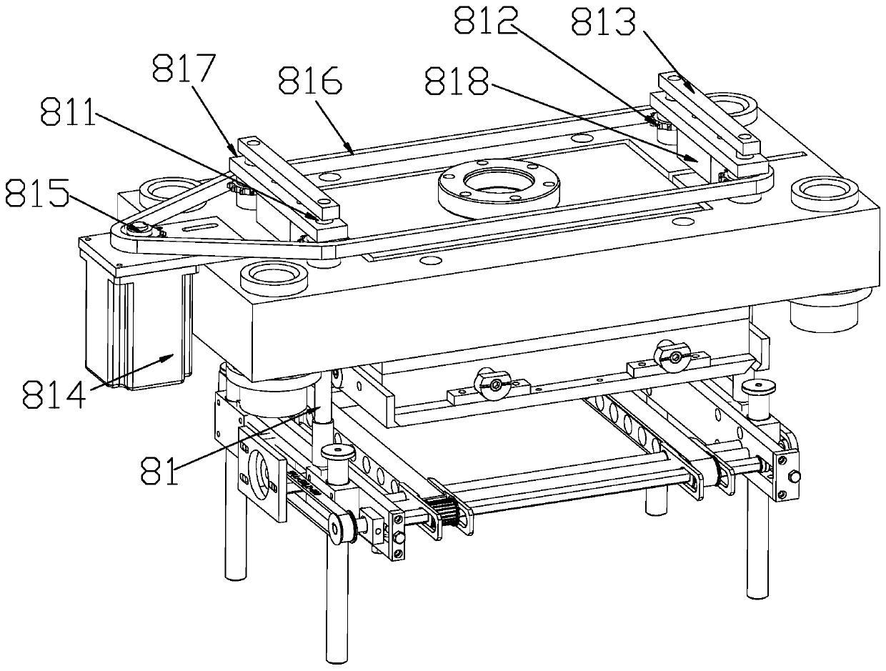 Novel embossing mechanism of forming box embossing machine