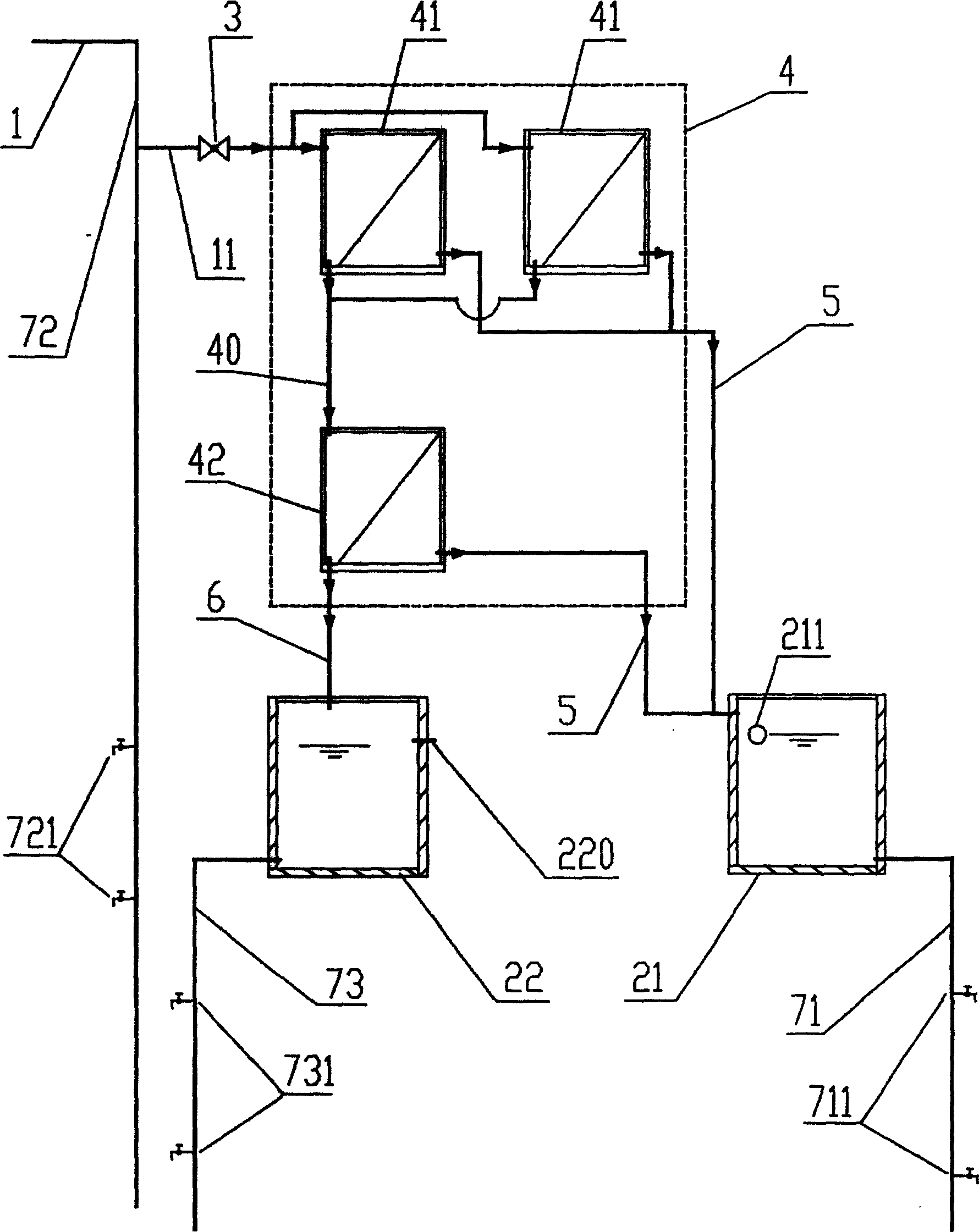 Water supply system for building