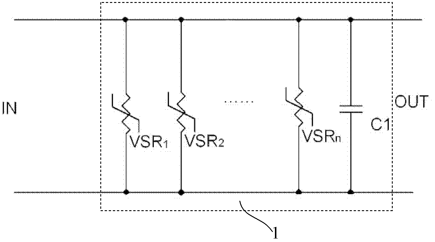 Method and device for suppressing high-energy surge