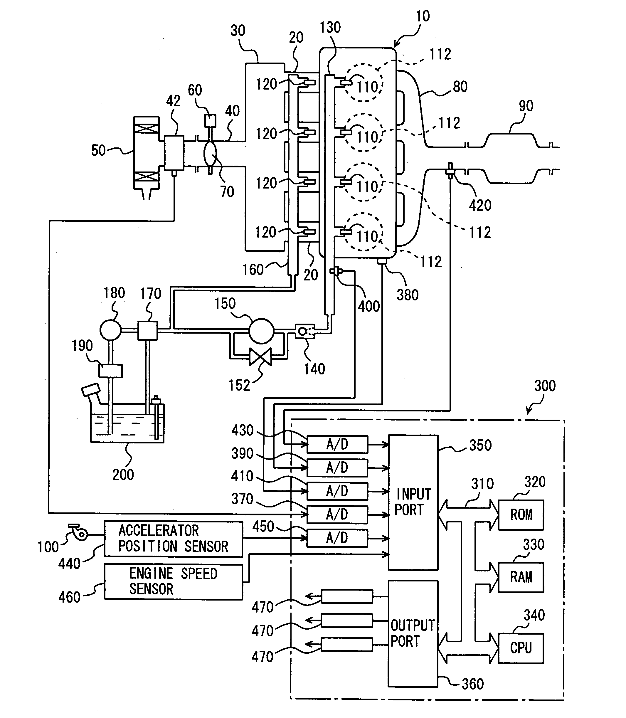State determination device for internal combustion engine