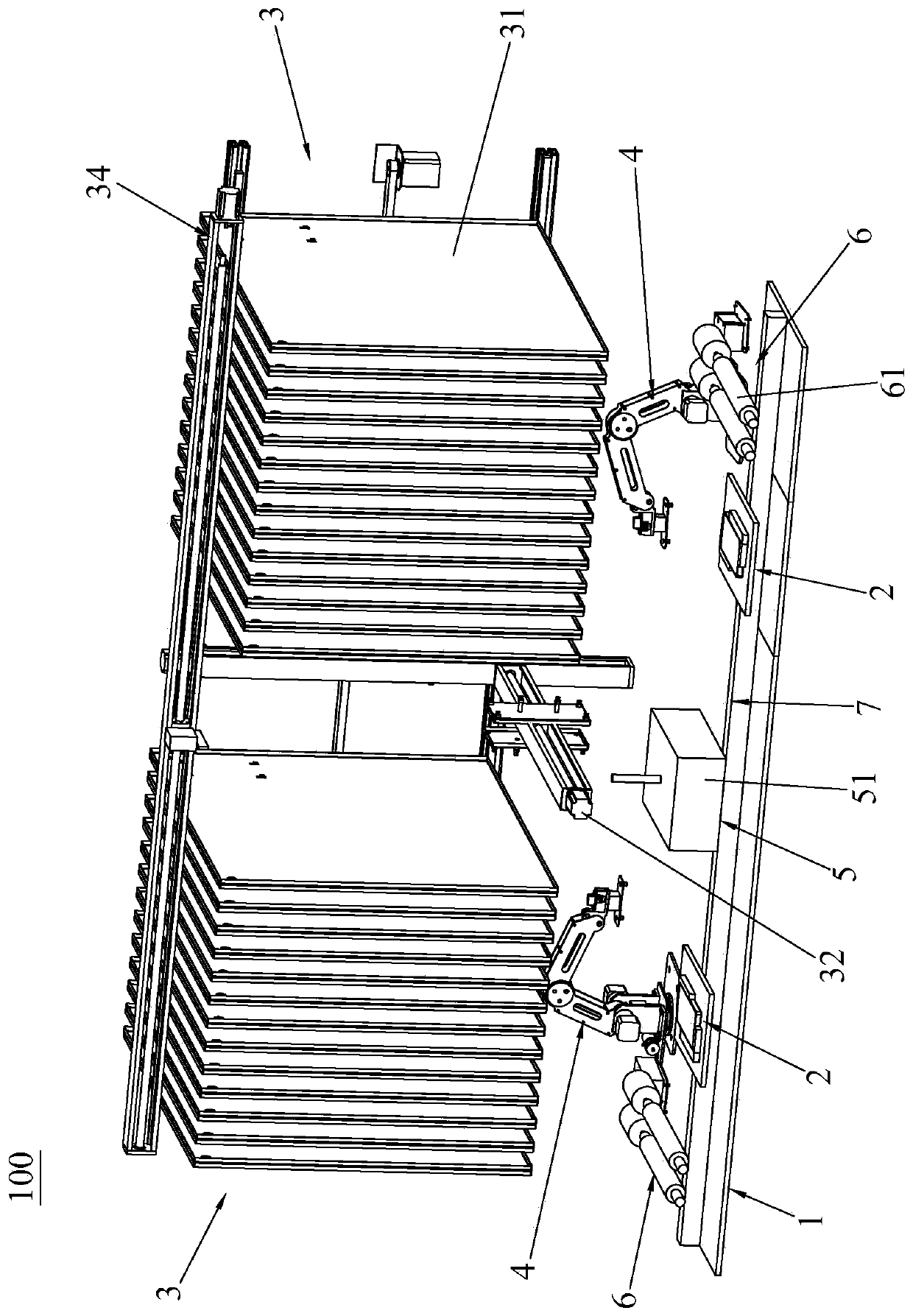 Automatic film sticking machine