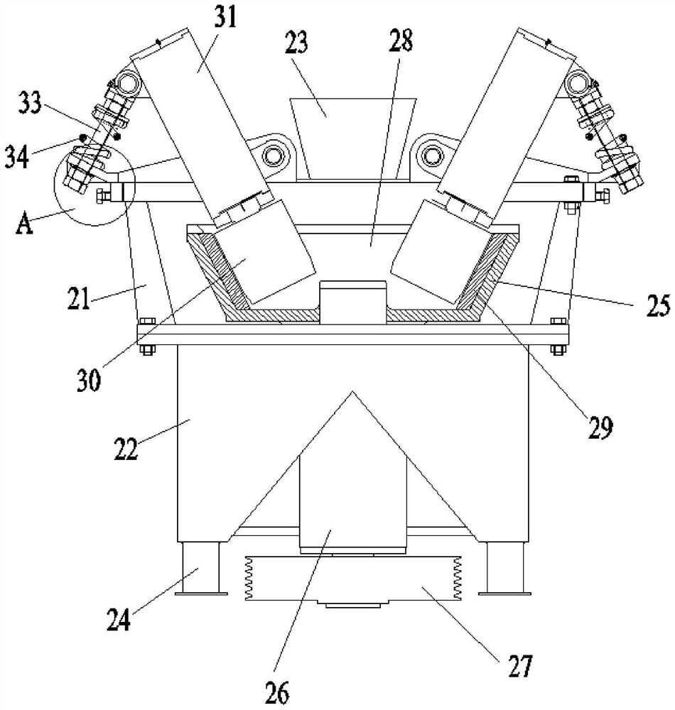 Pulverizing process method and pulverizing system for desulfurized limestone