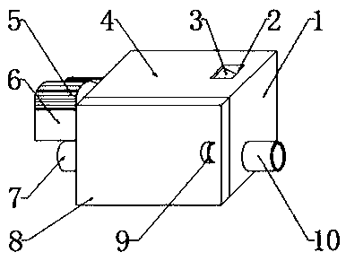 Domestic sewage purification device