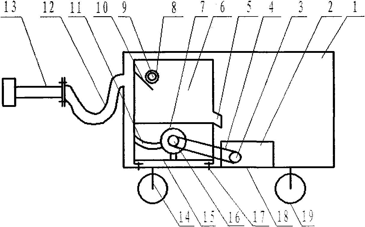 Vacuum conveying cotton picker