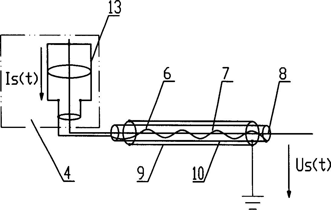 Low-power electronic current mutual inductor