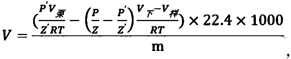 Identification method for desorbed gas and free gas in shale output gas