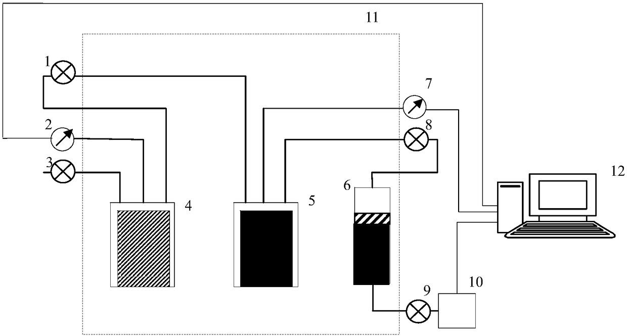 Identification method for desorbed gas and free gas in shale output gas