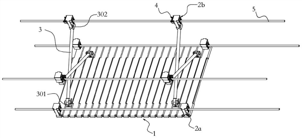 Electric power overhaul construction line walking auxiliary platform and using method thereof