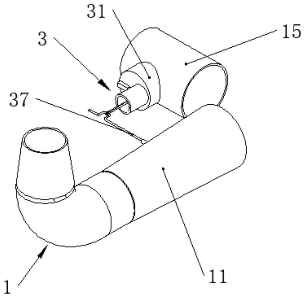 Mixed vortex strip eliminating device for draft tube