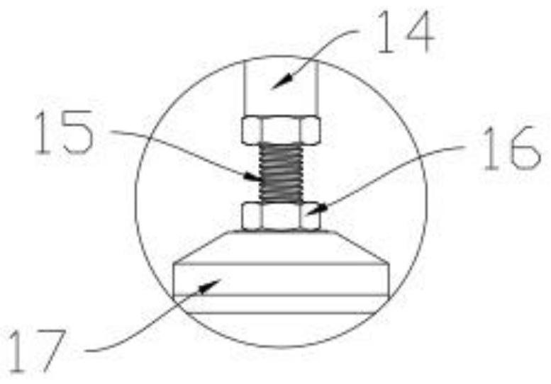 Polyester yarn continuous drying mechanism