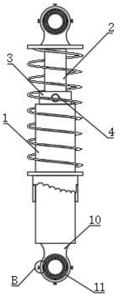 Electric vehicle damping mechanism