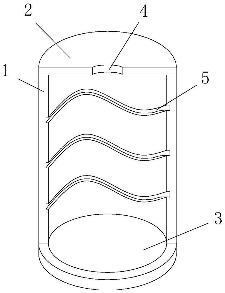 Material separation system based on circular separation in ceramic membrane separation process