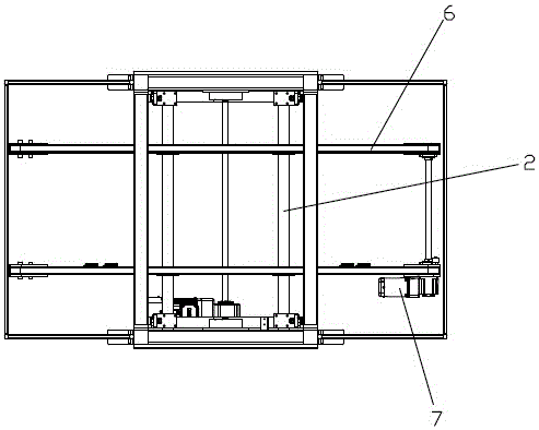 Lifting module applied to solar cell panel conveying system