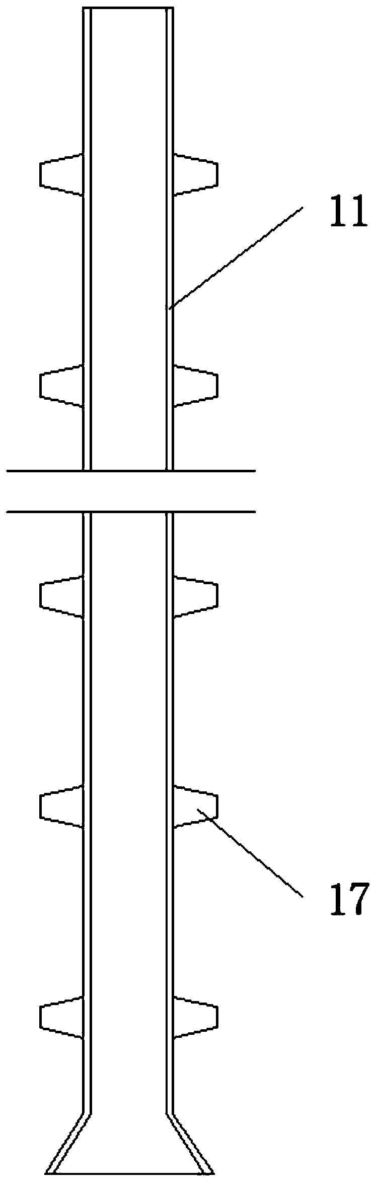 Low-temperature heat pipe evaporator for coke oven flue gas waste heat recovery system