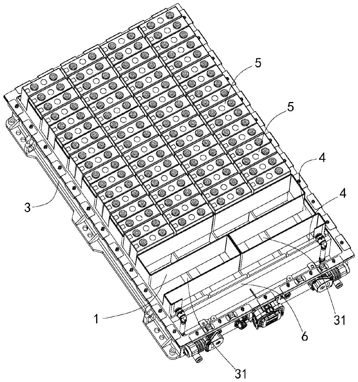 Winding type liquid cooling pipeline and cell-to-pack battery pack