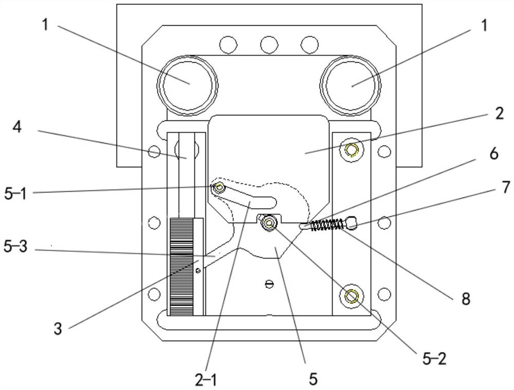 Antiaircraft gun safety lock