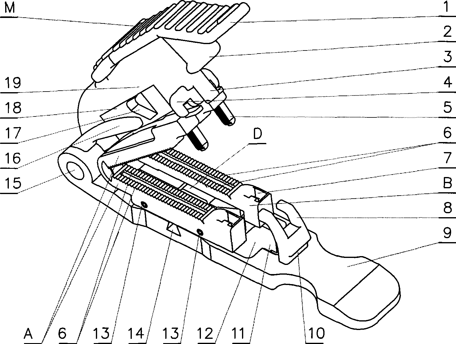 Disposal bidirectional navel cord cutting and protecting device