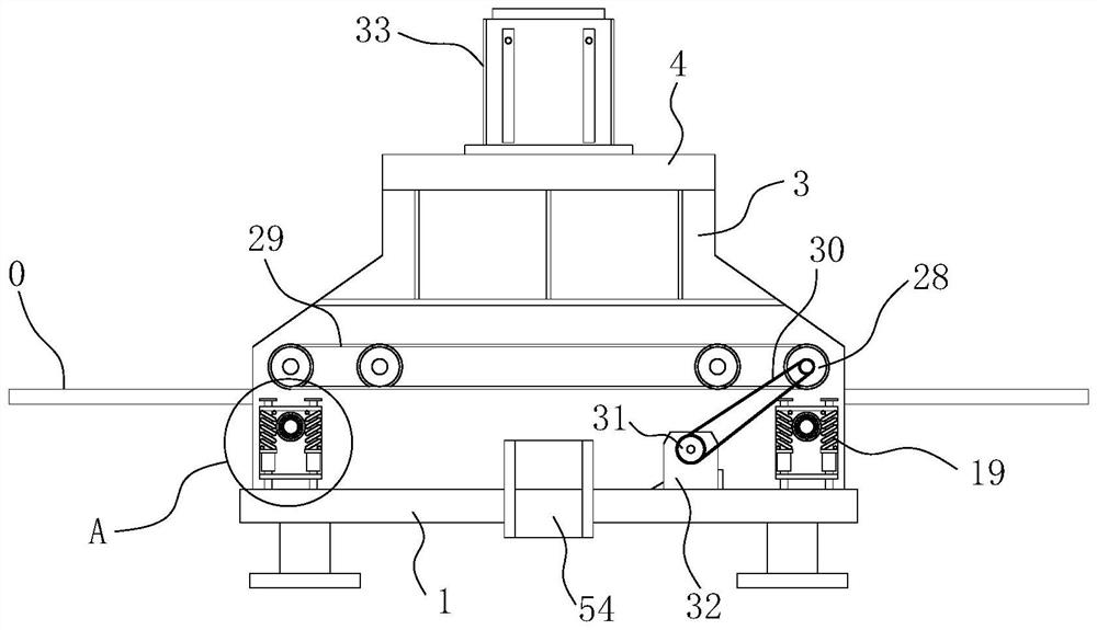 A kind of scrap automatic collection slat punching machine