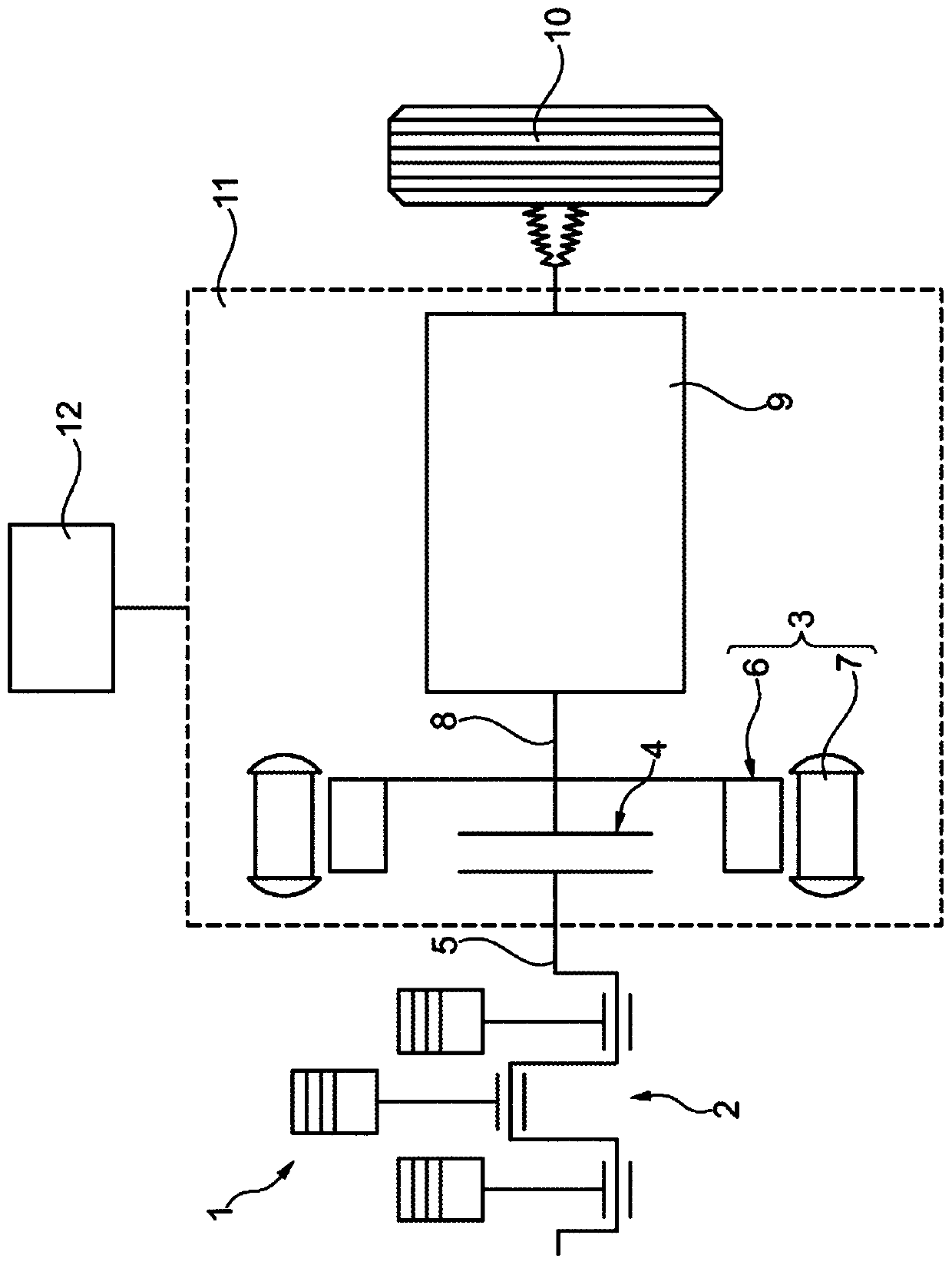 Method for adapting a friction coefficient of a separating clutch control device