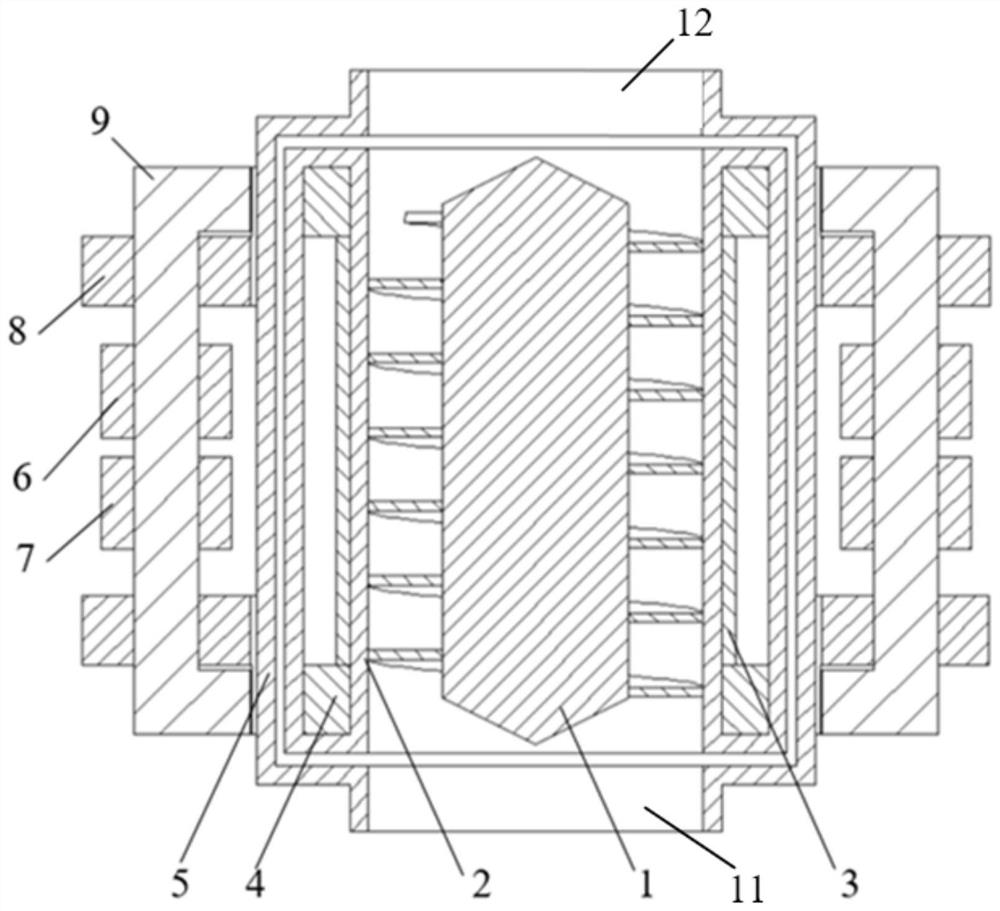 Magnetic suspension pump with double-magnetic-resistance structure ...