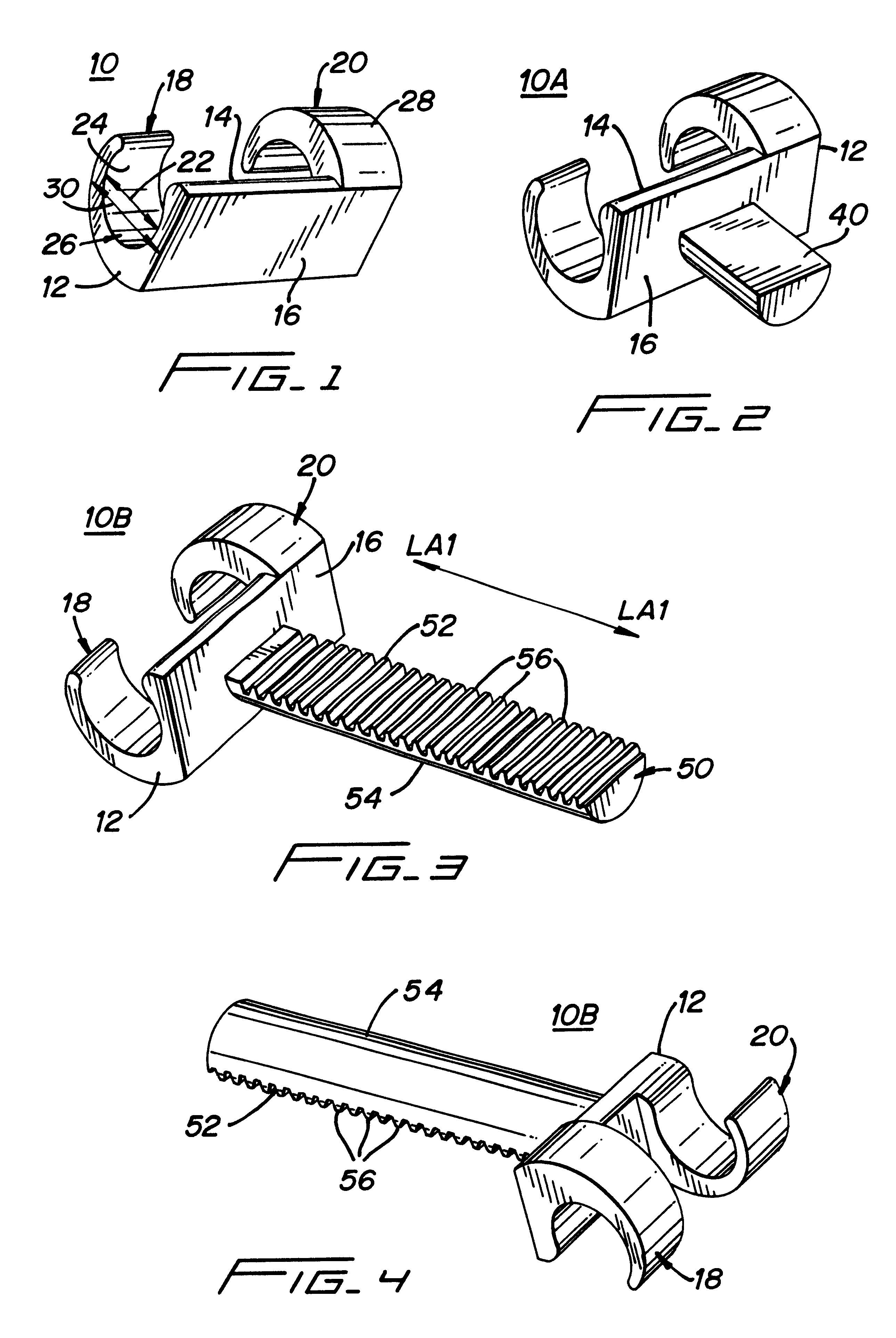 Transverse rod connector clip