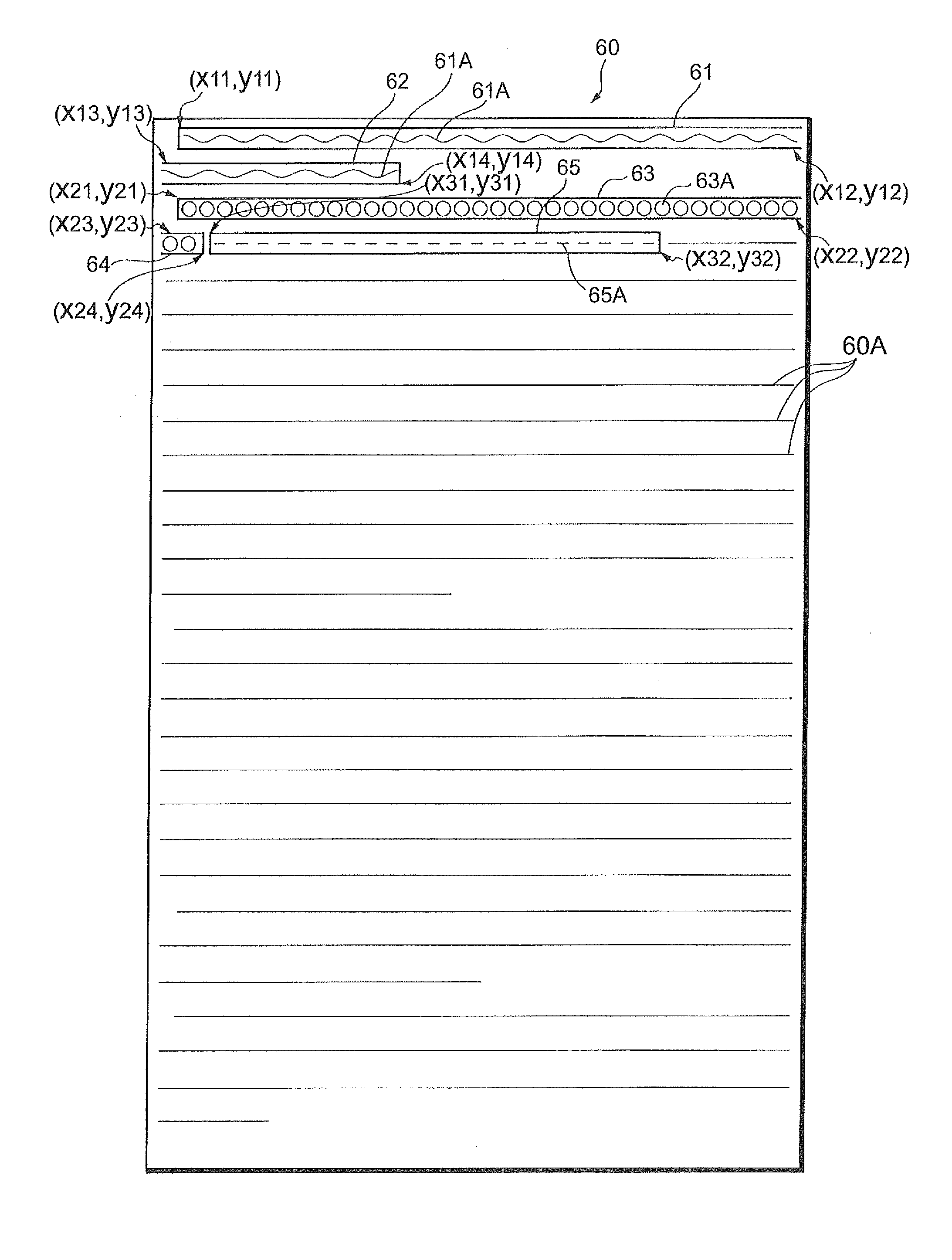 Portable display device, and method for controlling operation of same