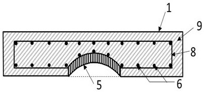 A rigid pile composite foundation assembled pile cap and its assembling method