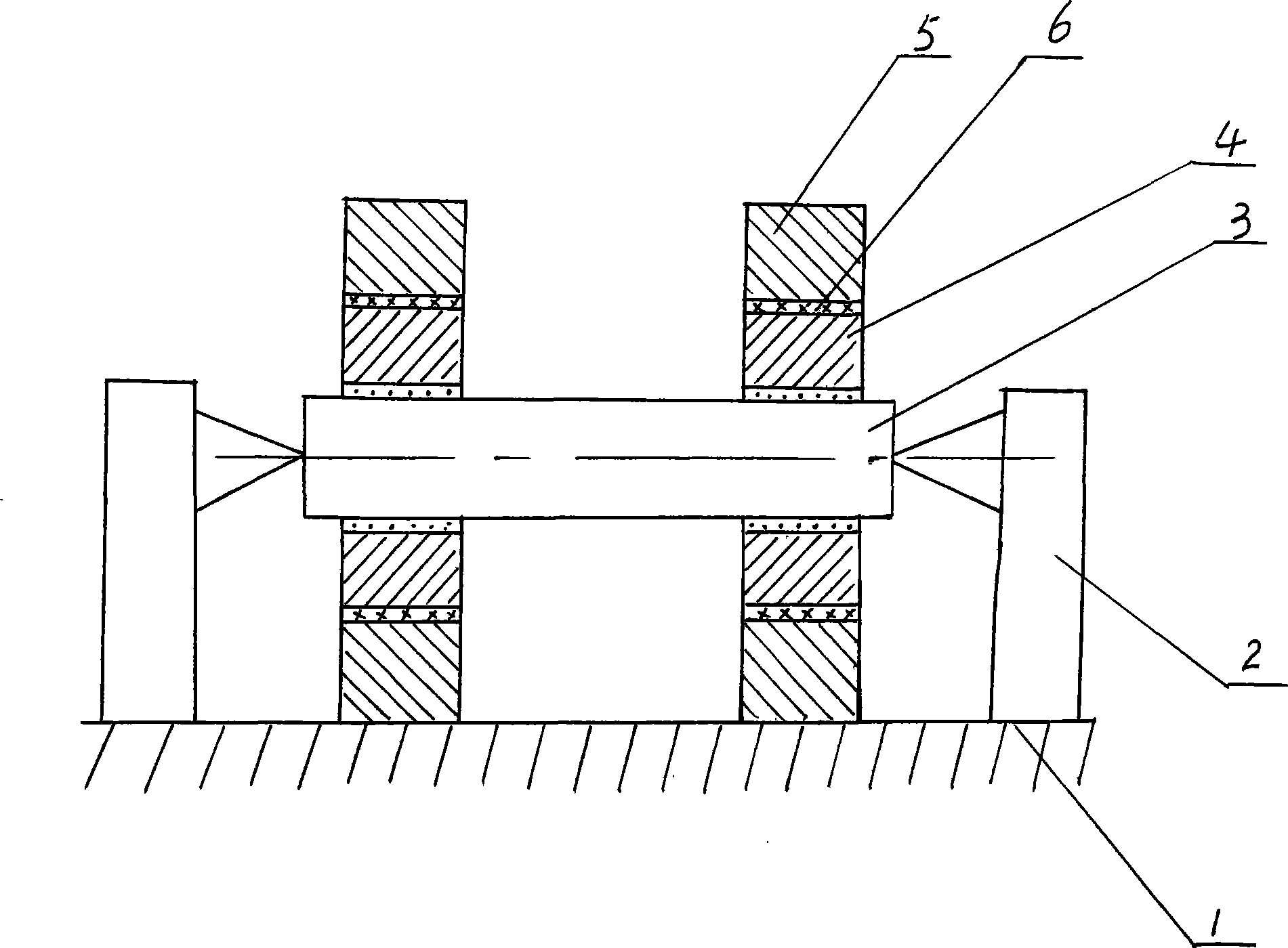 Method for assembling mobile static pressure bearing