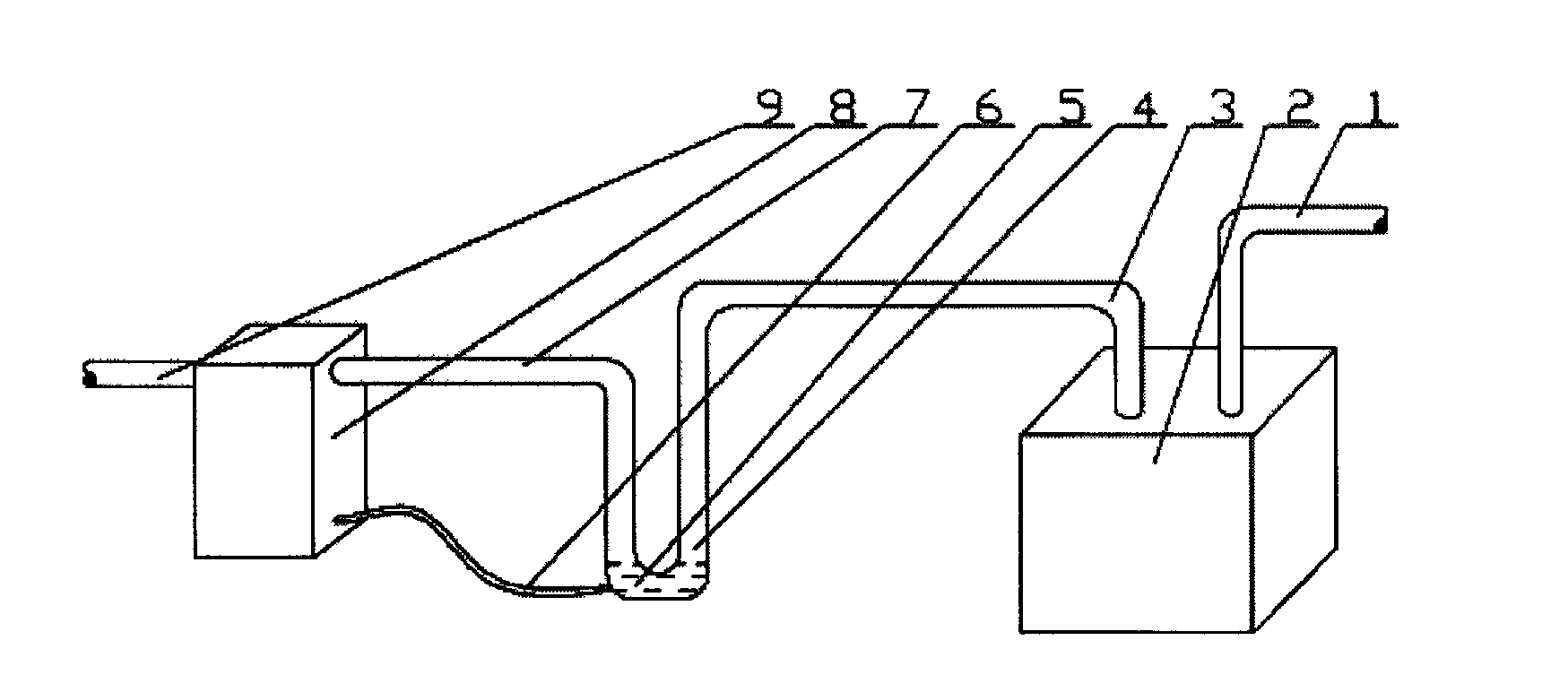 Automatic oil return device of refrigeration system